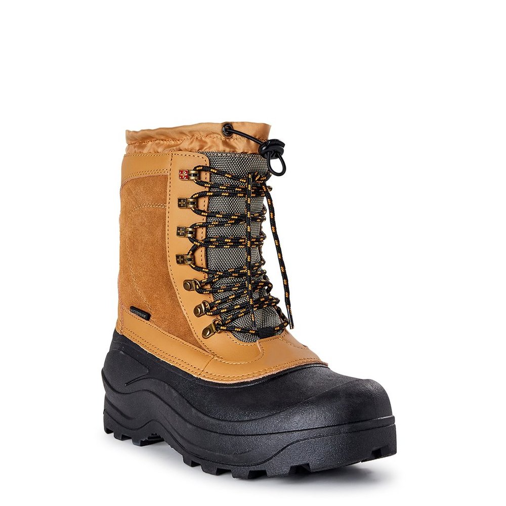 New Men's Swiss Tech Waterproof Tall Winter Pack Boots Size 10